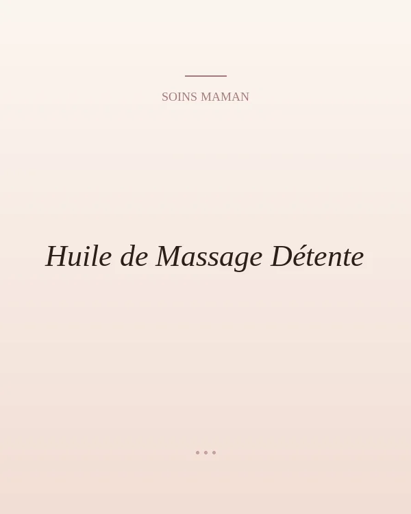 Bouteille en verre d'huile de massage avec bouchon en bois.